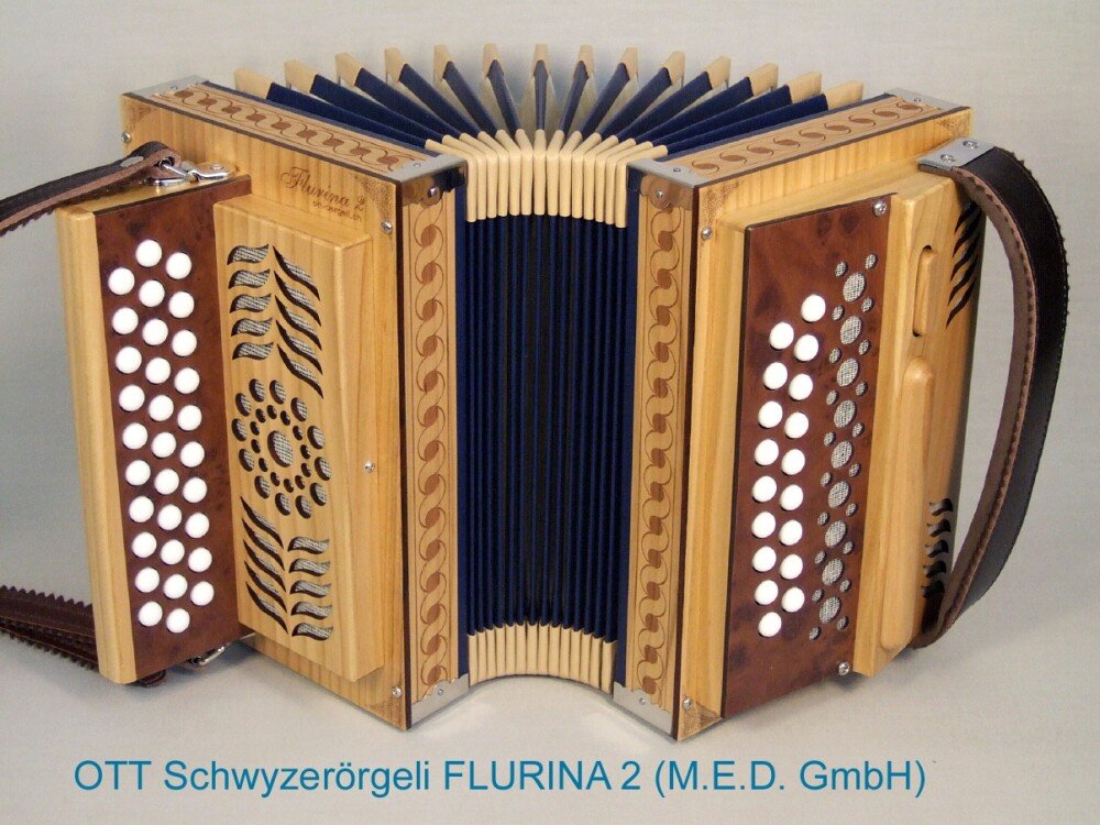 Schwyzerörgeli 2-chörig  für Kinder und auch Erwachsene .....